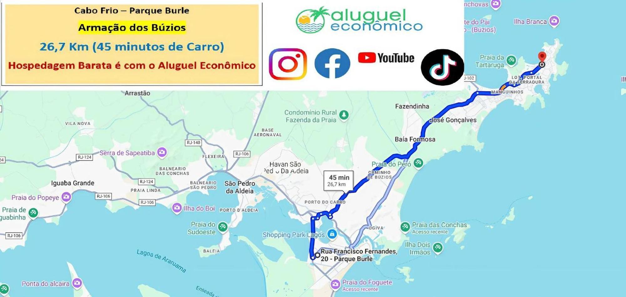 - Parque Burle - Aluguel Economico Apartamento Cabo Frio